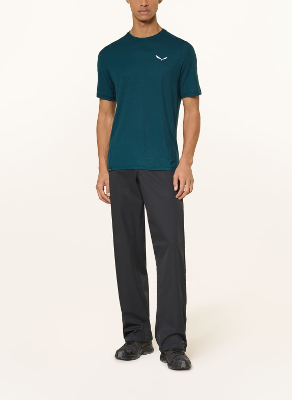 SALEWA T-shirt PUEZ DRY'TON PETROL