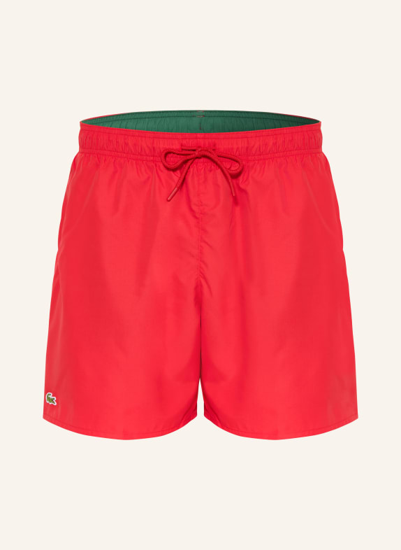LACOSTE Swim Shorts RED