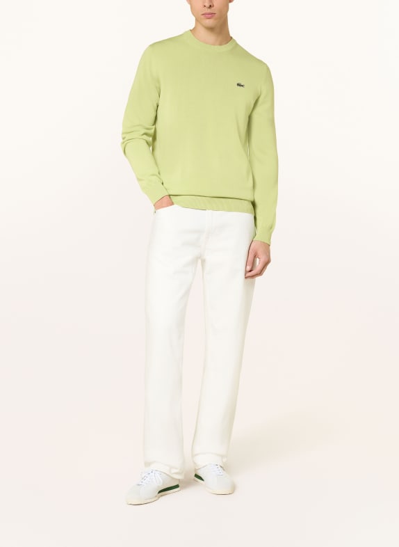 LACOSTE trui LICHTGROEN