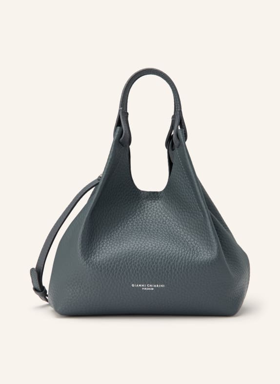 GIANNI CHIARINI Handtasche DUA MEDIUM mit Pouch DUNKELGRAU / SILBER