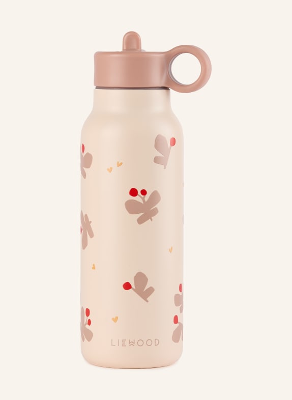 LIEWOOD Trinkflasche FALK CREME / HELLBRAUN / ROT