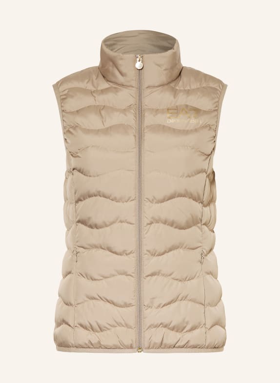 EA7 EMPORIO ARMANI Funktionsweste TRAIN CORE BEIGE