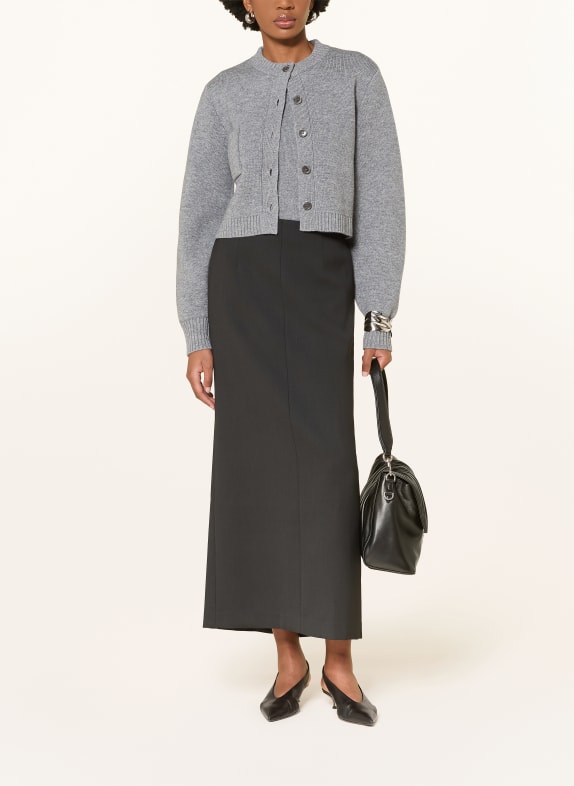 ALMADA LABEL Cropped vest ZOZO met kasjmier GRIJS