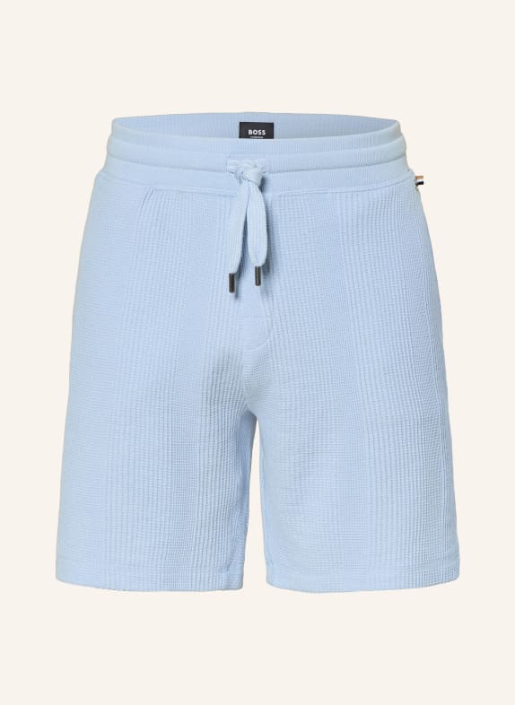 BOSS Schlafshorts STRUCTURE HELLBLAU