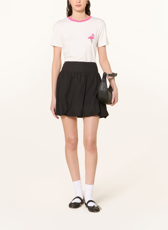 ONLY T-shirt WIT / ROZE