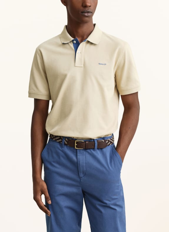 GANT Pikétröja BEIGE