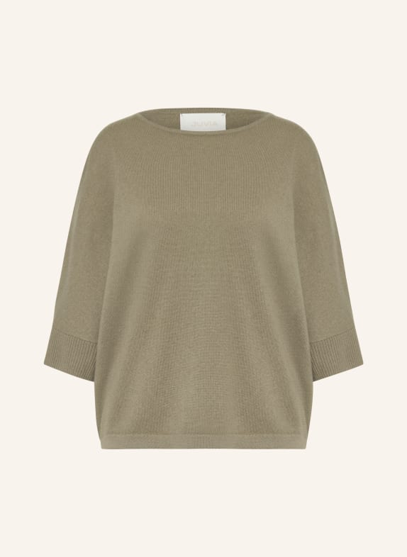 Juvia Svetr BLANCA s 3/4 rukávem KHAKI