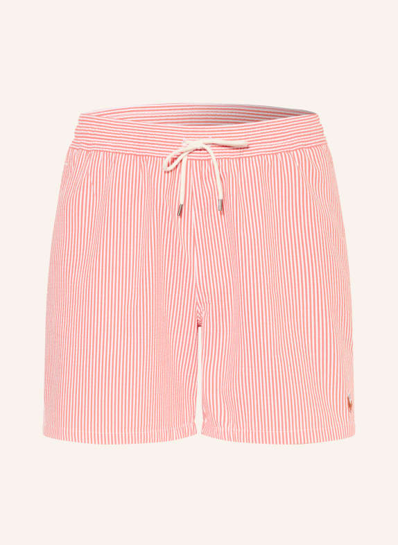 POLO RALPH LAUREN Badeshorts PINK / WEISS