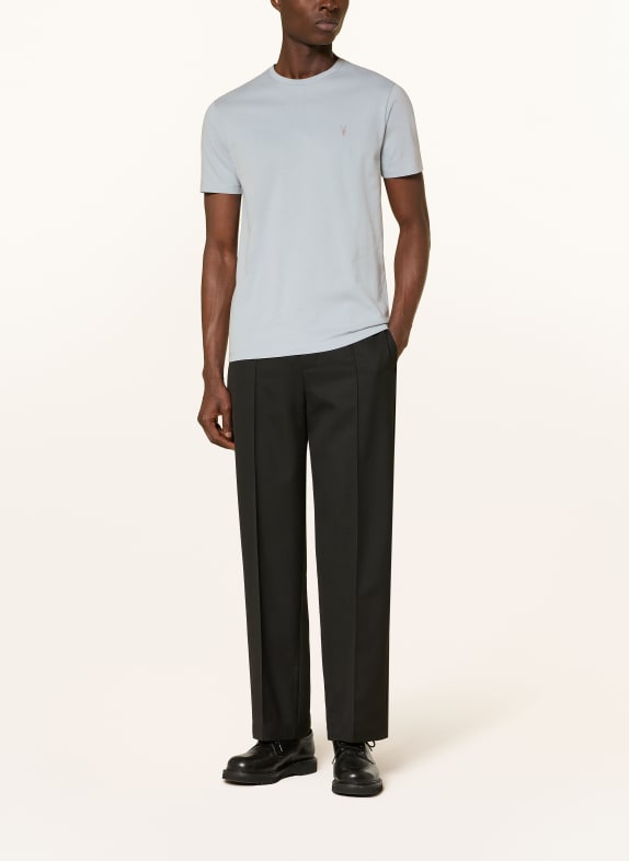 ALLSAINTS T-shirt BRACE LICHTBLAUW