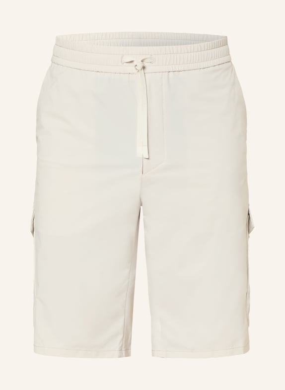 BOSS Szorty bojówki URBANEX tapered fit ECRU