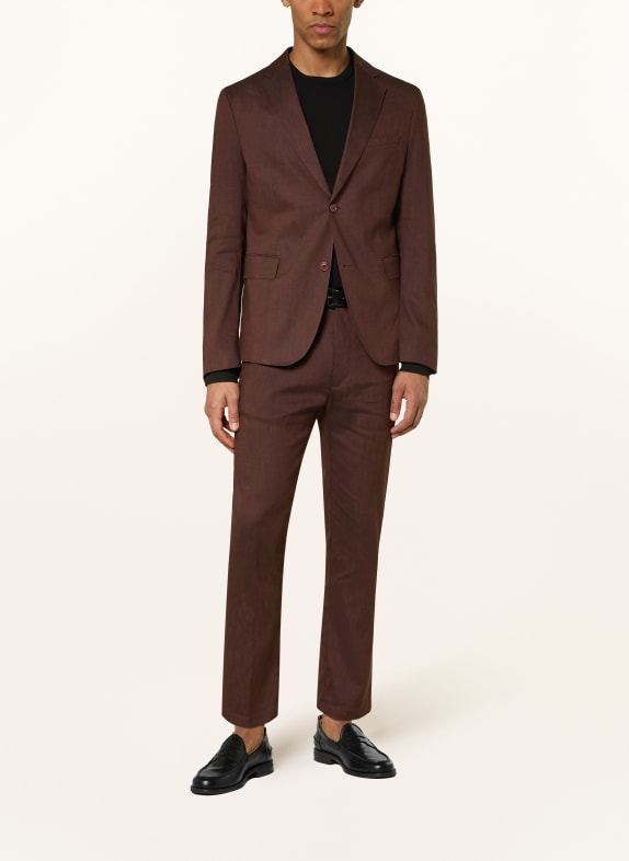DRYKORN Pakjas YAMES Slim Fit met linnen 5010 rot