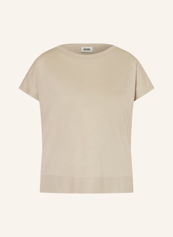 DRYKORN Tričko VANOPE BÉŽOVÁ