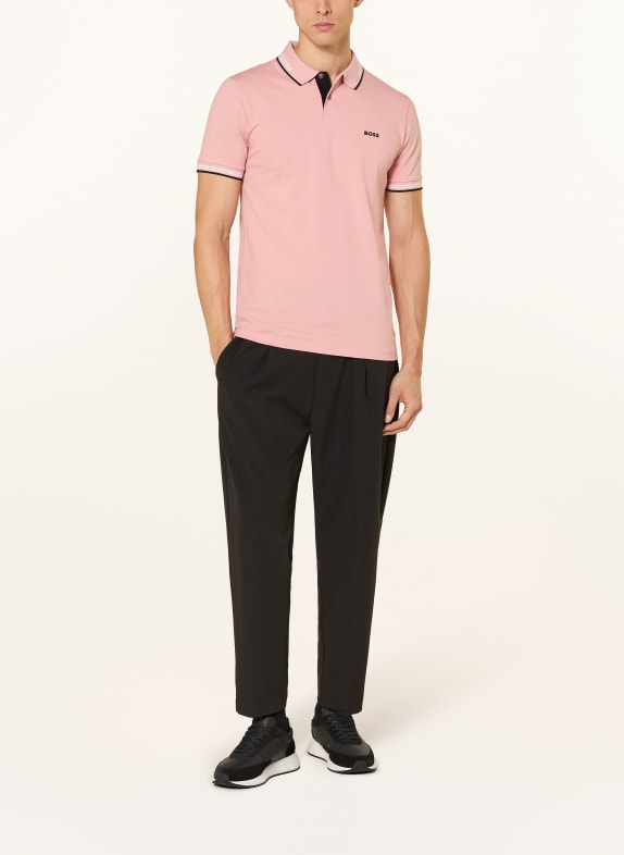 BOSS Piqué-Poloshirt PAUL Slim Fit LACHS