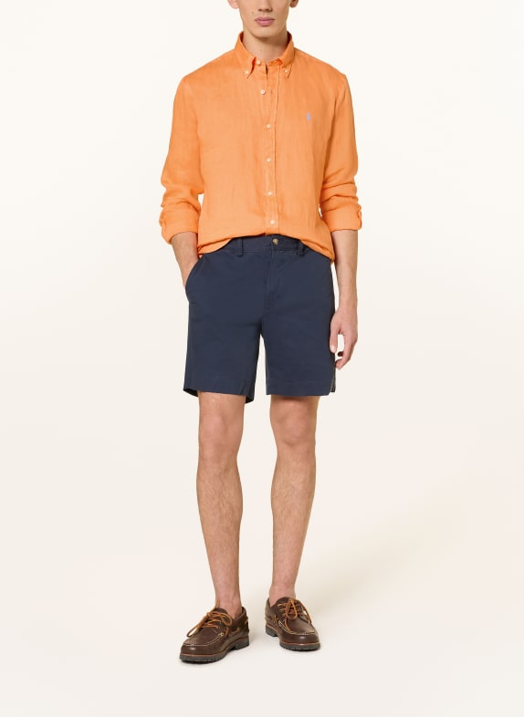 POLO RALPH LAUREN Linnen overhemd Custom Fit ORANJE