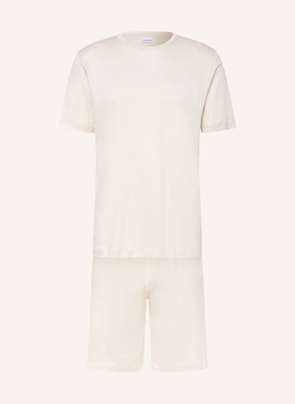 zimmerli Piżama z szortami SUSTAINABLE LUXURY KREMOWY