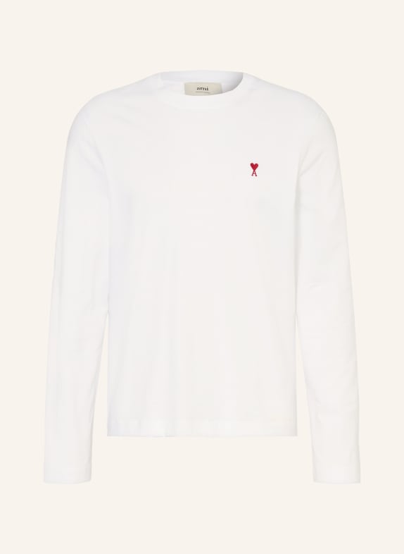 AMI PARIS Long sleeve shirt WHITE