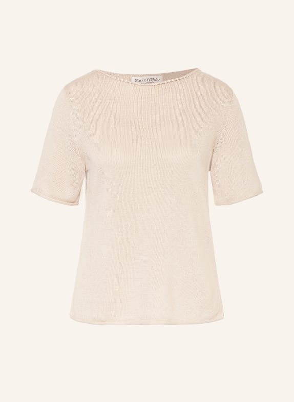 Marc O'Polo Strickshirt mit Leinen BEIGE