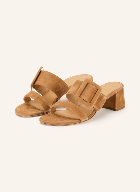 UNÜTZER Mules COGNAC