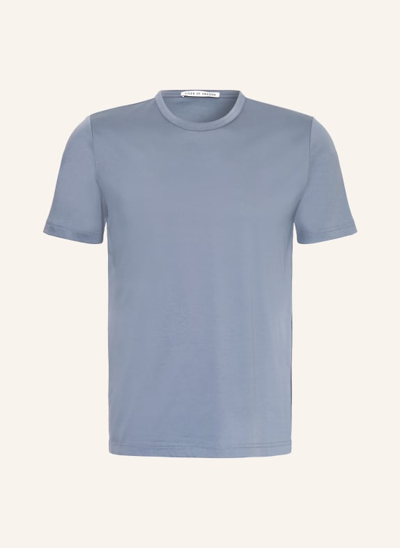 TIGER OF SWEDEN Tričko OLAF ČERNOŠEDÁ