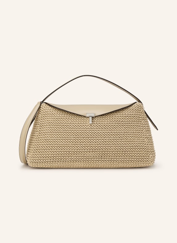 TOTEME Handtasche T-LOCK BEIGE / SILBER