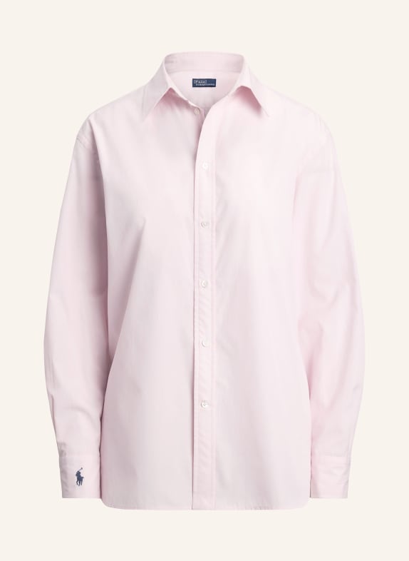 POLO RALPH LAUREN Košilová halenka SVĚTLE RŮŽOVÁ