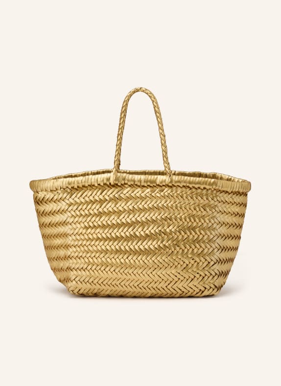 DRAGON DIFFUSION Handtasche BAMBOO TRIPLE JUMP SMALL GOLD