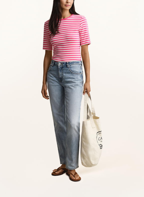 GANT T-shirt ROZE / CRÈME