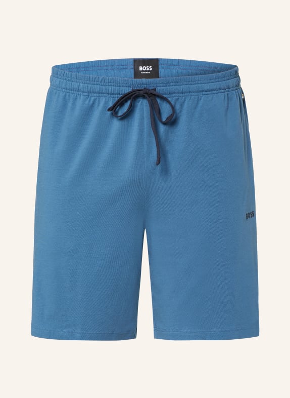 BOSS Szorty rekreacyjne MIX&MATCH NIEBIESKI