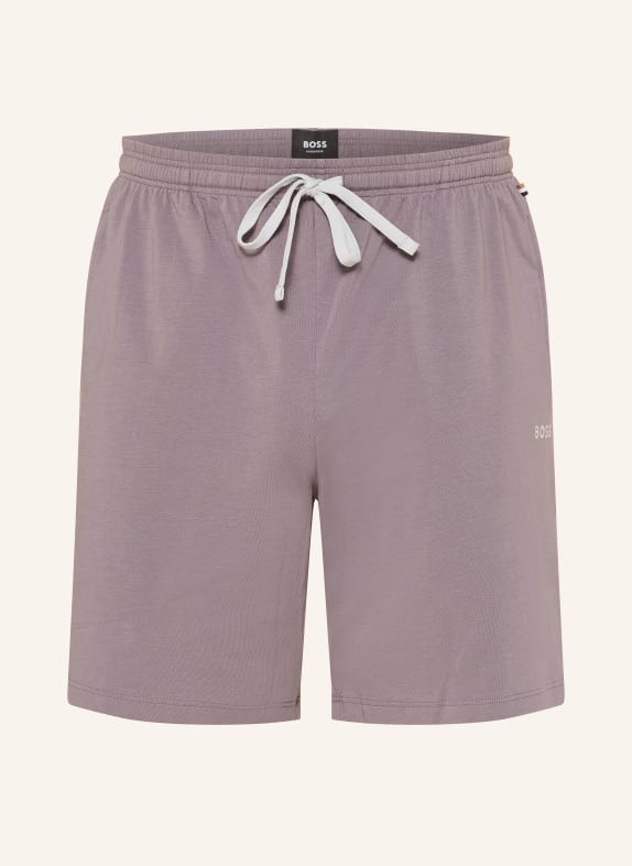 BOSS Pohodlné domácí šortky MIX&MATCH FIALOVÁ