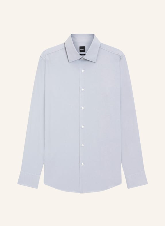 BOSS Koszula HANK slim fit SZARY