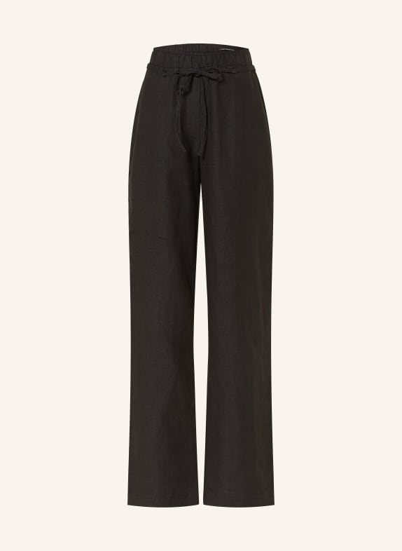 MAC Leinenhose CHIARA SCHWARZ