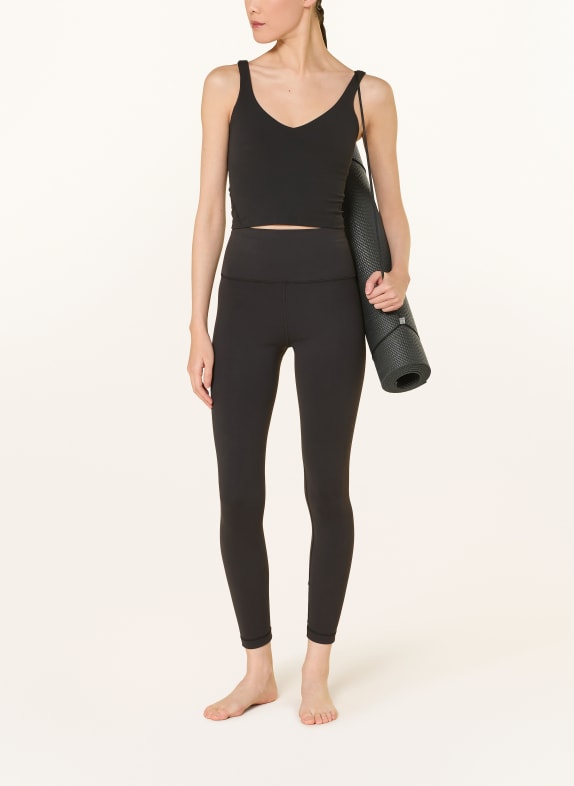 lululemon Haut de yoga FLOW Y B/C NOIR