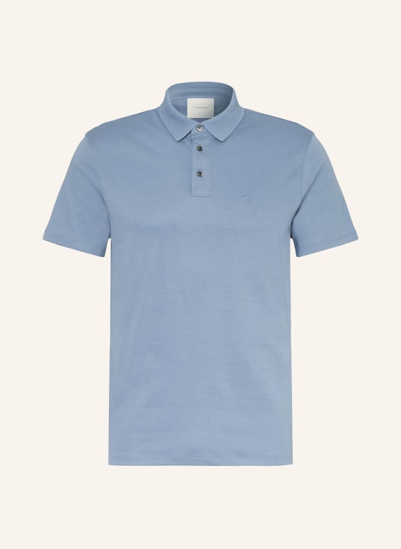 Calvin Klein Koszulka polo z dżerseju classic fit JASNONIEBIESKI