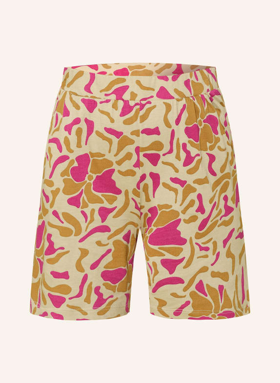 HANRO Pajama shorts SLEEP & LOUNGE FUCHSIA / COGNAC