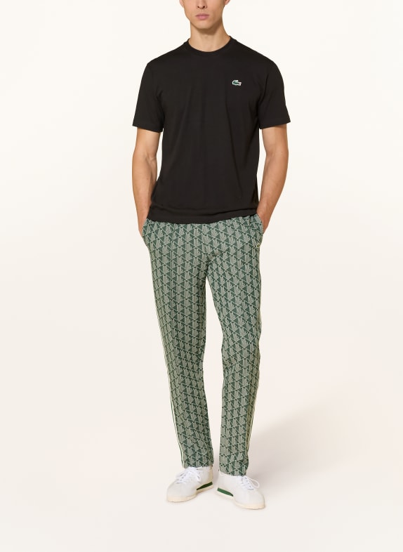 LACOSTE T-shirt ZWART