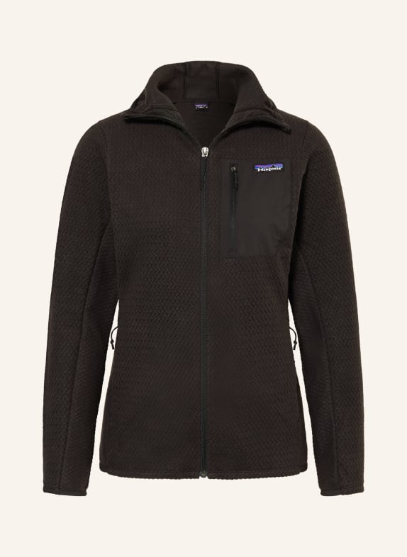 patagonia Fleecová bunda R1® AIR ČERNÁ