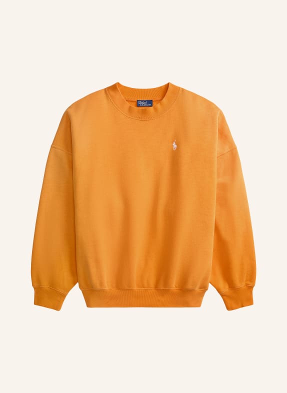 POLO RALPH LAUREN Mikina ORANŽOVÁ / KRÉMOVÁ