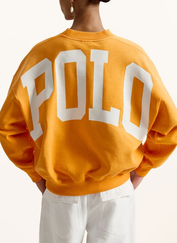 POLO RALPH LAUREN Sweatshirt ORANJE / CRÈME