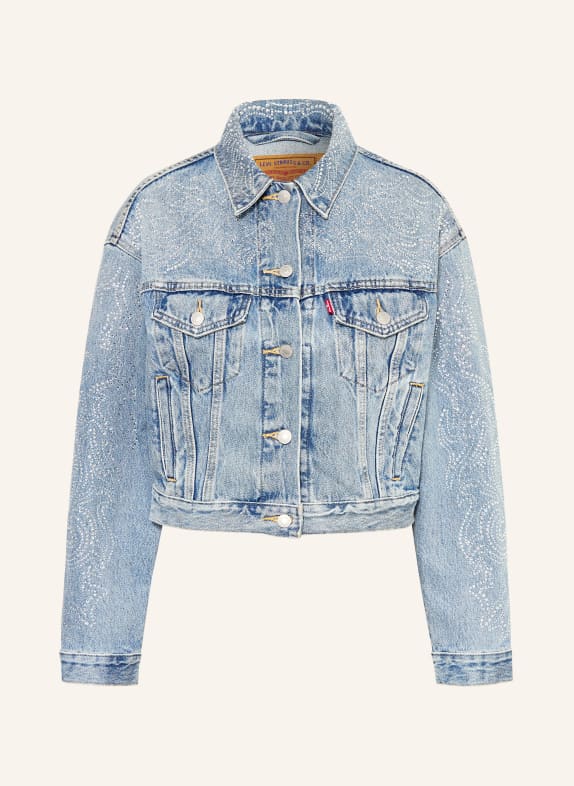 Levi's® Denim jacket with rhinestones 05 Med Indigo - Worn In