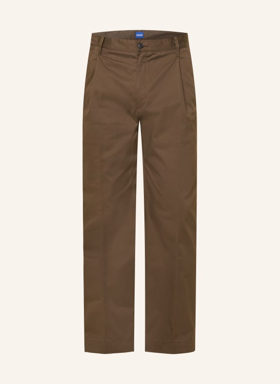 HUGO Chino ROY243 Regular Fit DUNKELBRAUN