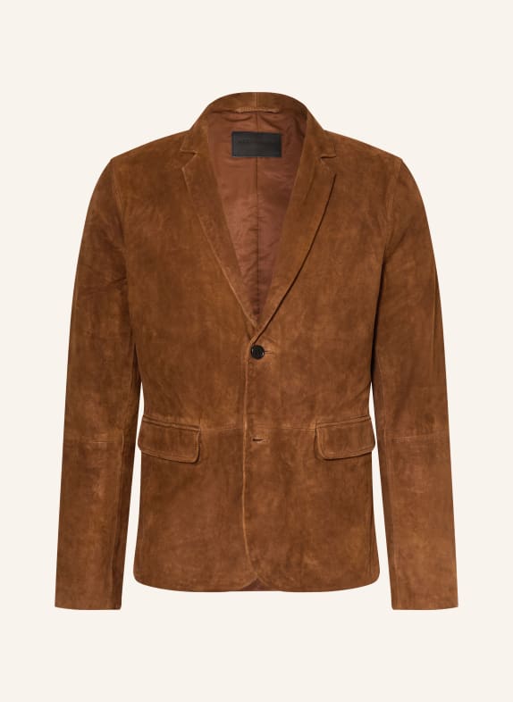 ALLSAINTS Ledersakko MONET Regular Fit COGNAC