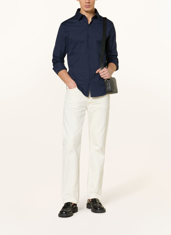 SANDRO Koszula o kroju slim fit GRANATOWY