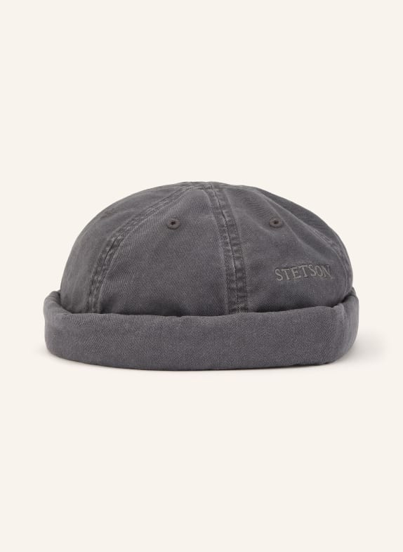 STETSON DOCKER cap DARK GRAY