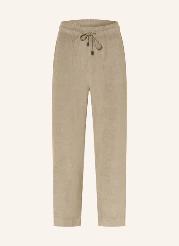 Juvia ELUANA terry cloth sweatpants KHAKI