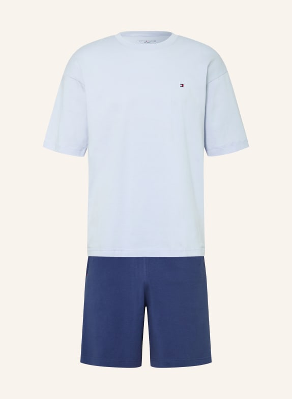 TOMMY HILFIGER Krótkie piżamy JASNONIEBIESKI