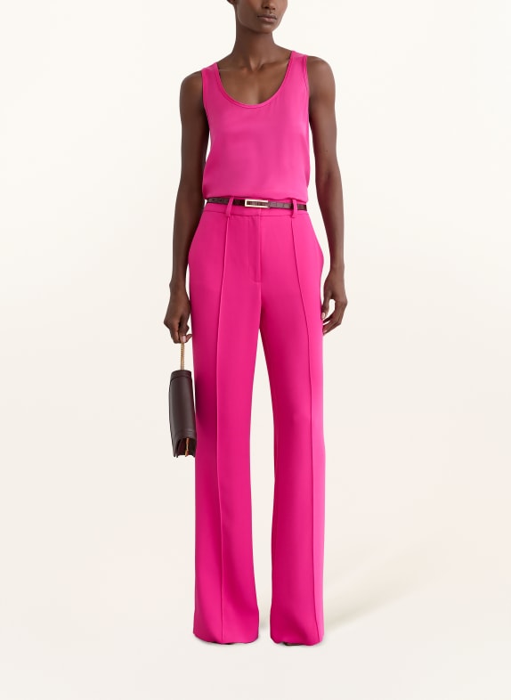 REISS Top RUBY in materiaalmix NEONROZE