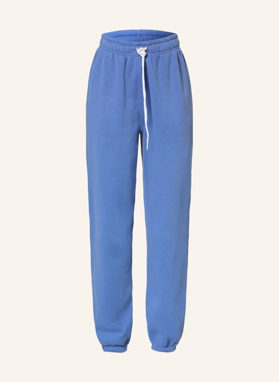 POLO RALPH LAUREN Sweatpants BLUE / WHITE