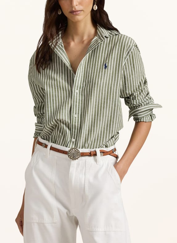 POLO RALPH LAUREN overhemdblouse OLIJF / WIT
