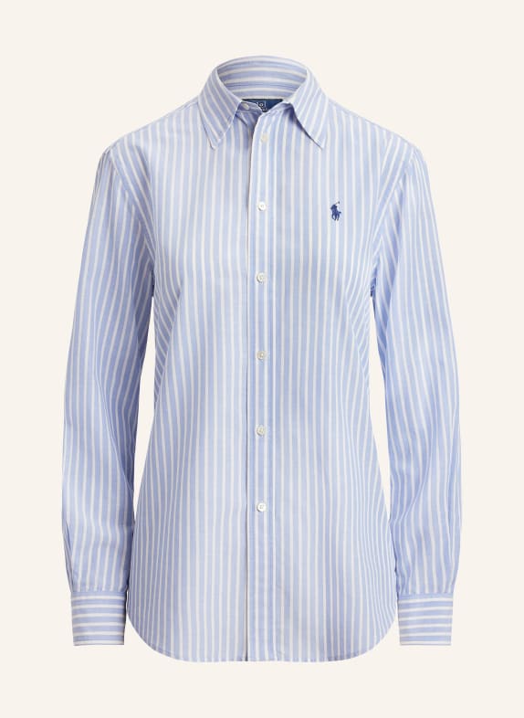 POLO RALPH LAUREN Shirt blouse LIGHT BLUE / WHITE
