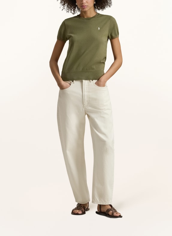 POLO RALPH LAUREN gebreide trui KAKI